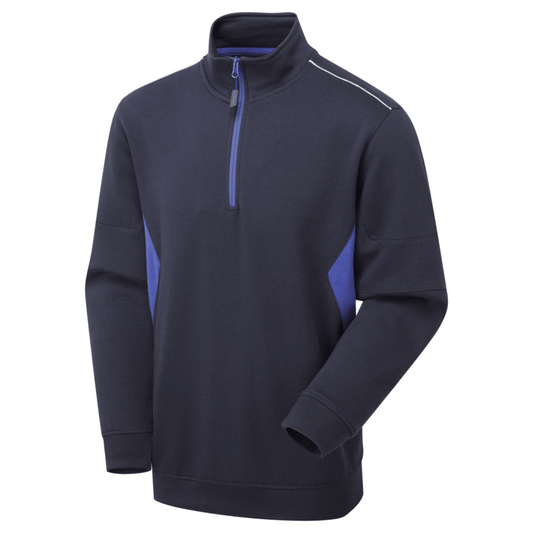 Supertouch Blue Sphere System Eco Women's Navy/Royal Blue Quarter Zip Sweatshirt Navy/Royal