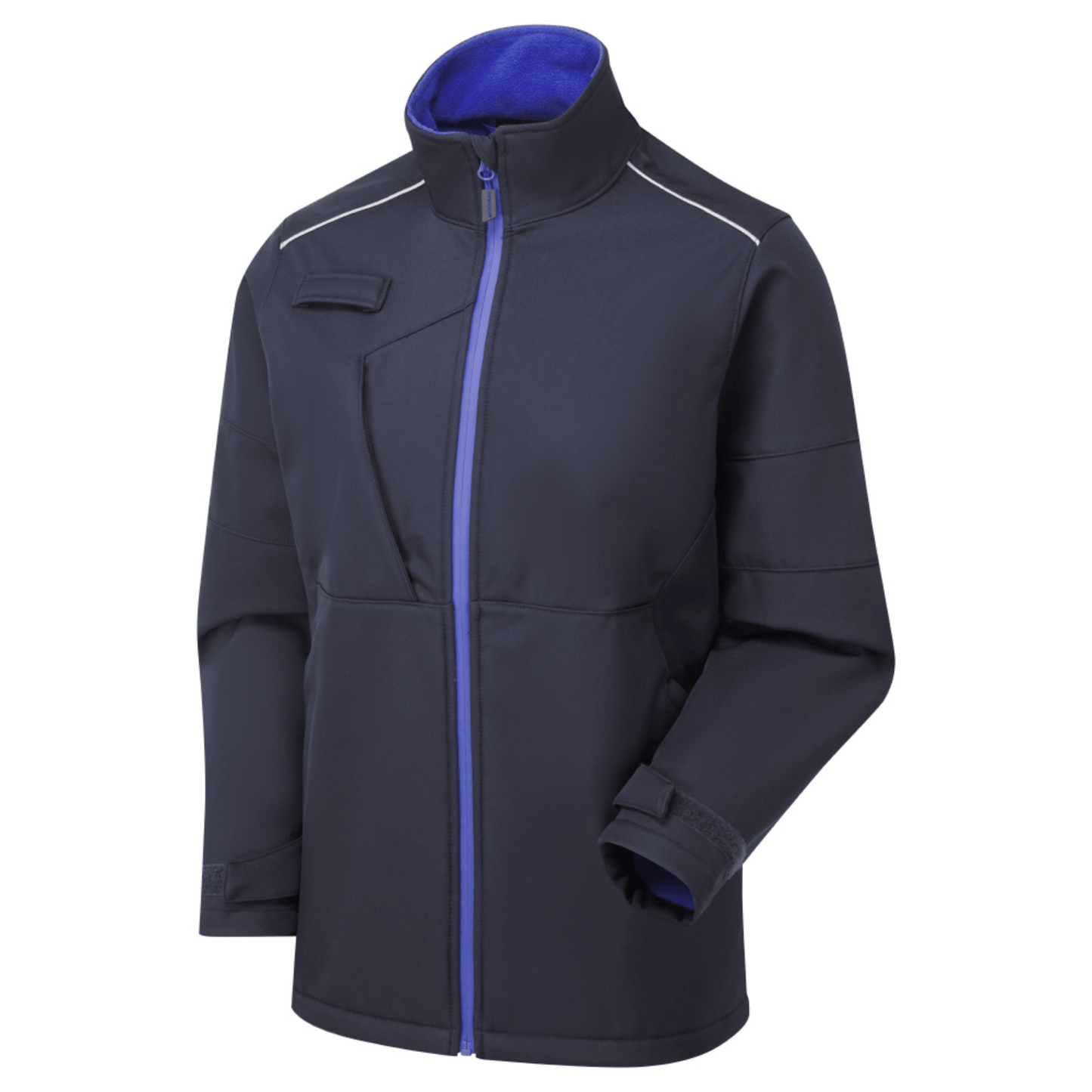 Supertouch Blue Sphere System Eco 3 Layer Navy/Royal Blue Softshell Jacket â€“ Women's Navy/Royal
