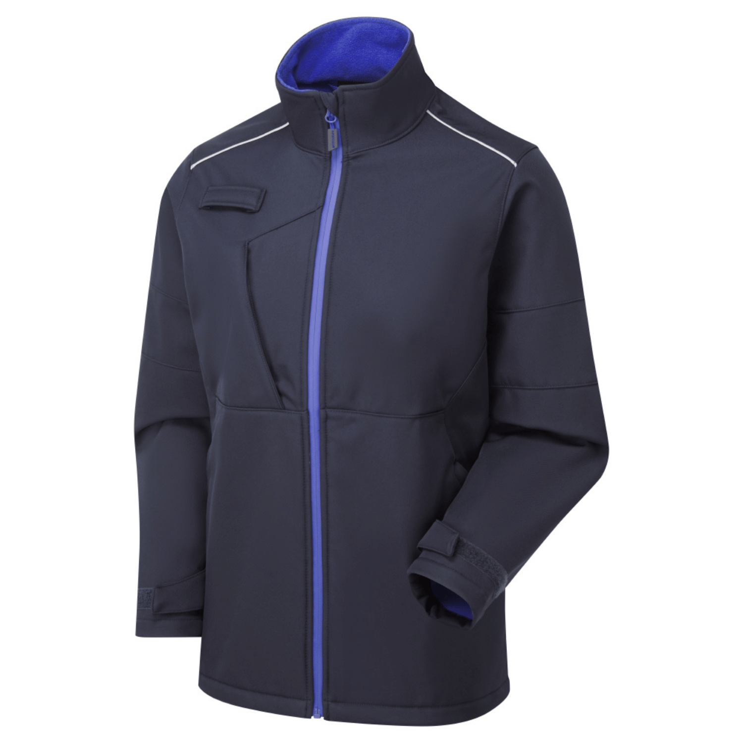 Supertouch Blue Sphere System Eco 3 Layer Navy/Royal Blue Softshell Jacket â€“ Women's Navy/Royal