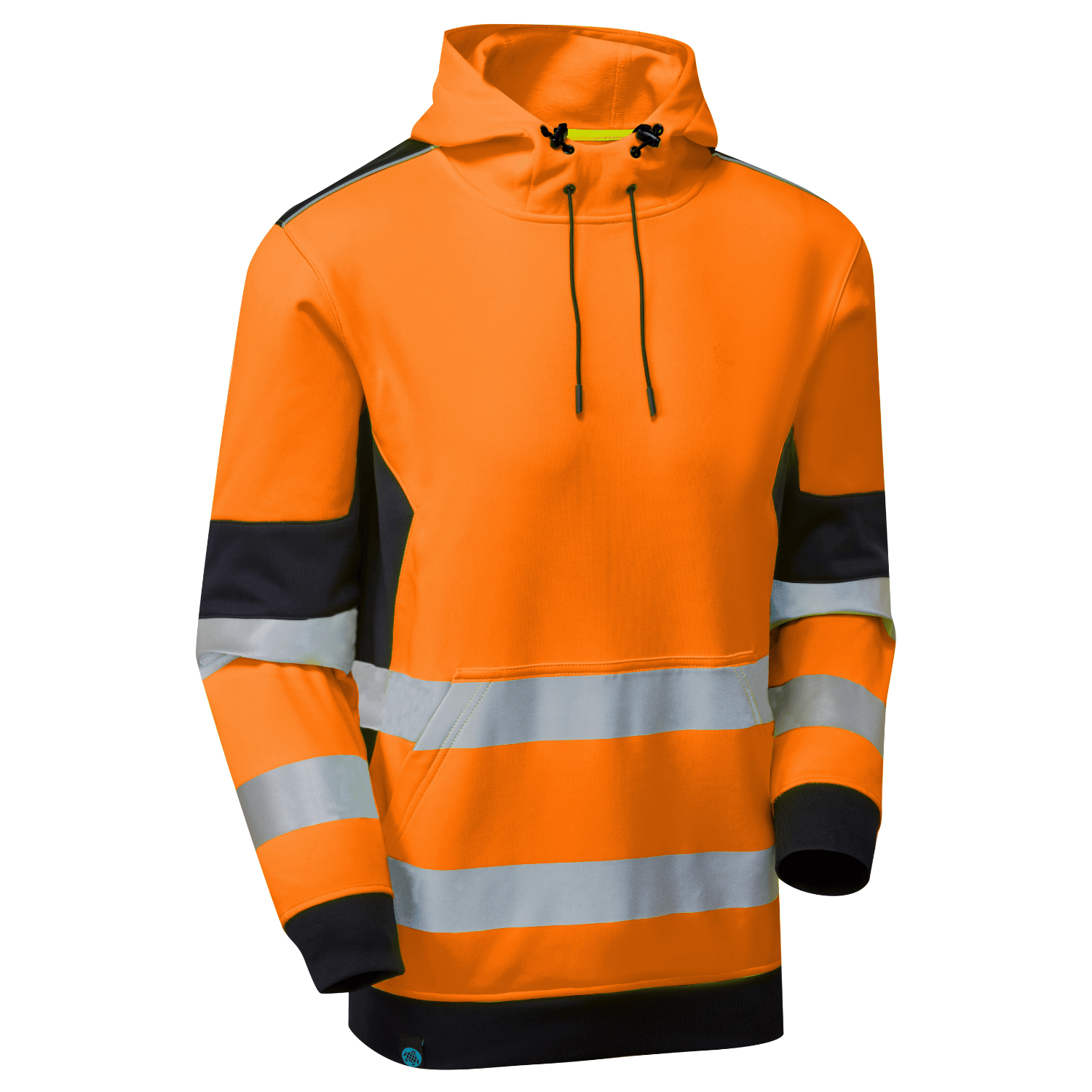 Supertouch Blue Sphere System Hi-Vis Eco Insulated Orange/Navy Hoodie Orange/Navy