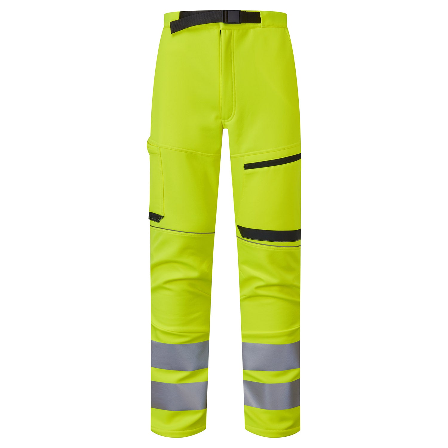 Supertouch Blue Sphere System Hi-Vis Eco Stretch Softshell Yellow Trouser Yellow/Navy